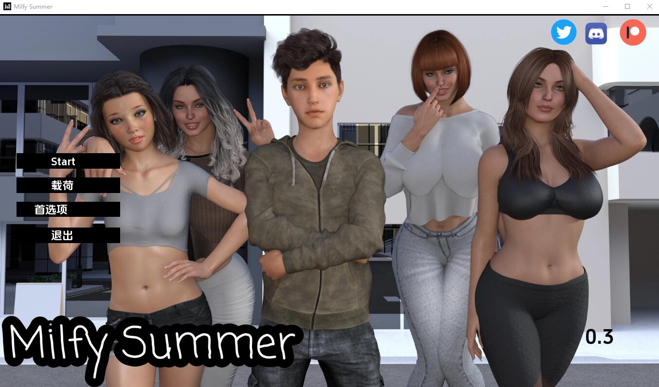 [SLG/汉化] 奶香夏日 Milfy Summer v0.3 PC+安卓汉化版 [多空/3.9G/微云直连]-第1张-游戏-哥特动漫王国-哥特萝莉社