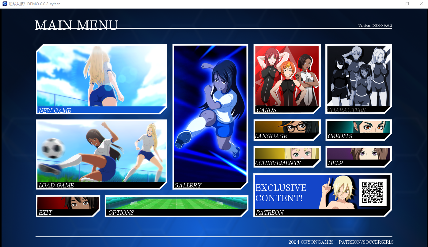 补档【欧美SLG/AIGPT汉化/3D】足球女孩Soccer Girls! [v0.0.2]【PC+安卓/1.3G】-ACG游戏姬