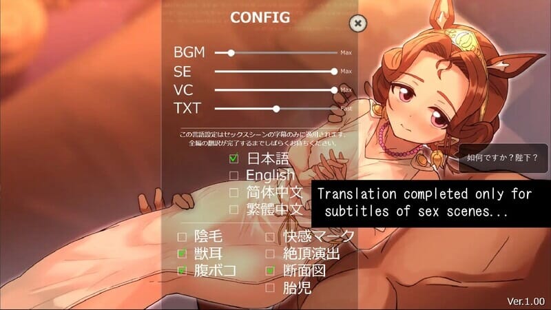 A2407[互动SLG动态PC]多莉丝公主与夜晚的约会（ドリス姫と夜のオツトメ）V1.08DL官中+全CG【1.14G/飞猫云转百度云】-第3张-游戏-哥特动漫王国-哥特萝莉社