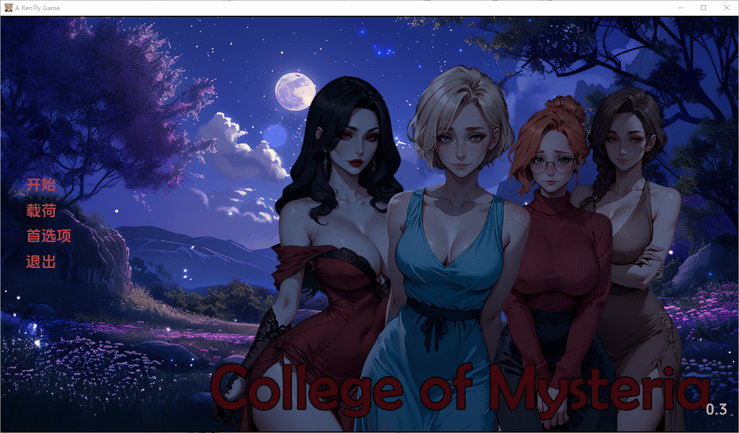 【SLG/汉化/PC+安卓】 神秘学院 College of Mysteria 【v0.3】 汉化版 【700M】