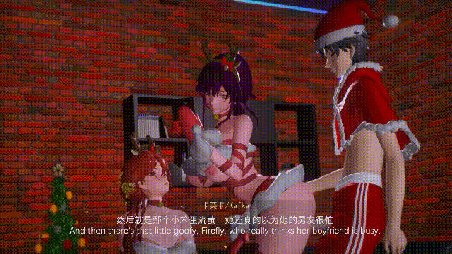 [MMD动画/无修正] ricphastly大佬 24.12 卡芙卡x姬子 圣诞特辑+25年1月HK146 [1.7G/FM/BD]