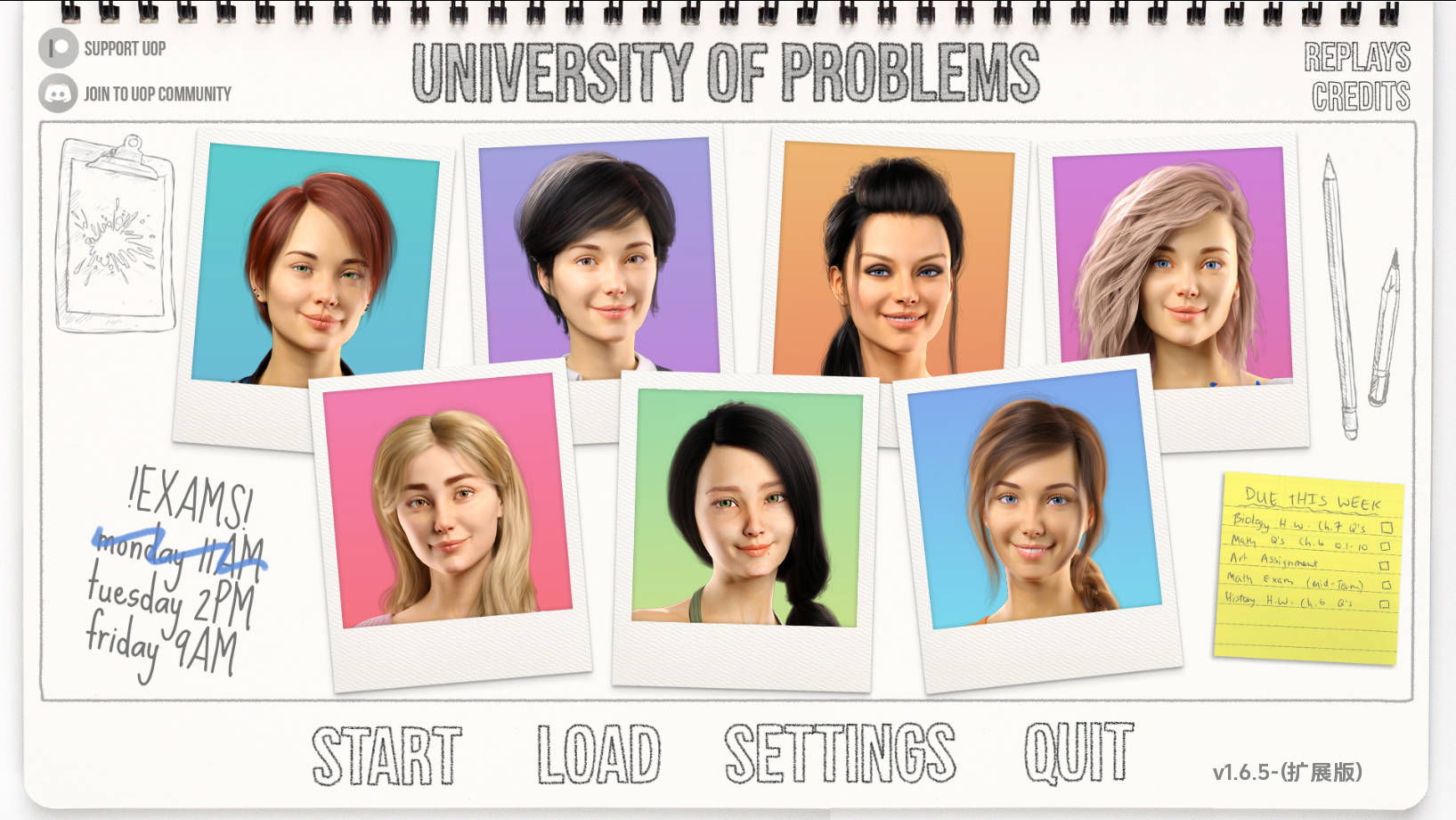 [SLG/汉化/动态] 问题大学 学院情缘/University of Problems v1.6.5 AI汉化 [11.7G/FM/WY]-第1张-游戏-风花雪月-ACG交流分享论坛