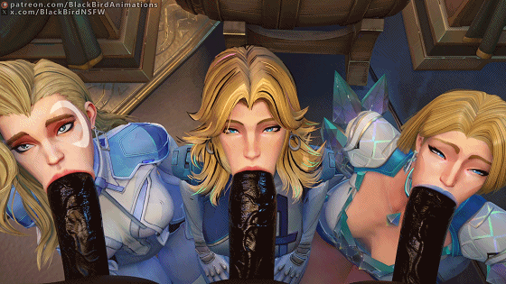 【3D/无修/CV】 BlackBirdNSFW 6月新作:艾玛+不知火舞+扳机 性感御姐黑色巨根口爆颜射后入中出 【1.3G/UC】