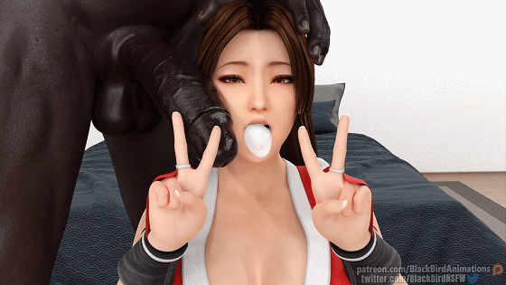 【3D/无修/CV】 BlackBirdNSFW 6月新作:艾玛+不知火舞+扳机 性感御姐黑色巨根口爆颜射后入中出 【1.3G/UC】