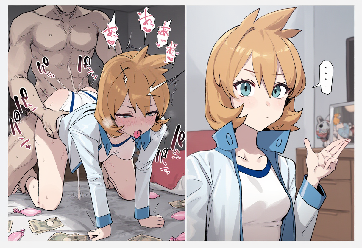 【最新更新】差分恶堕同人Ai画师【nelshot】，绝顶阿黑颜，各种精液洗脸内射~ 赞助合集【2.12GB】-第5张图片-萌站