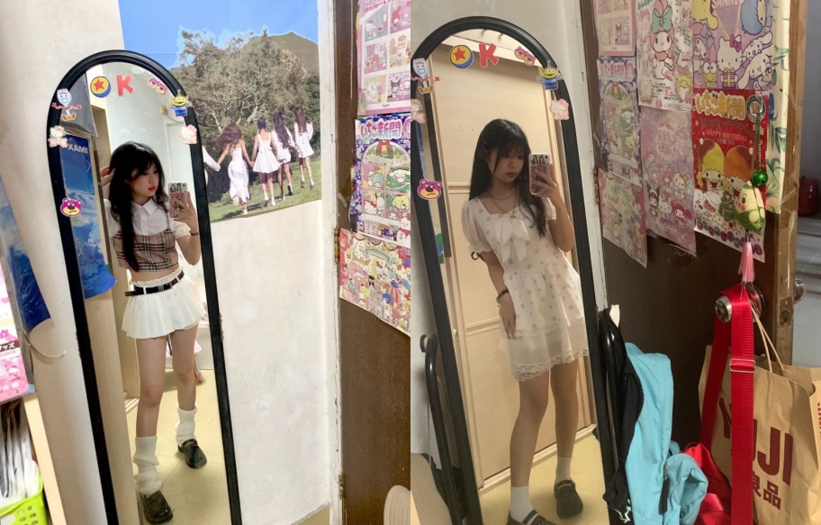 【短片x20】反差大學生可愛嫩妹，性感網襪開腿迎插