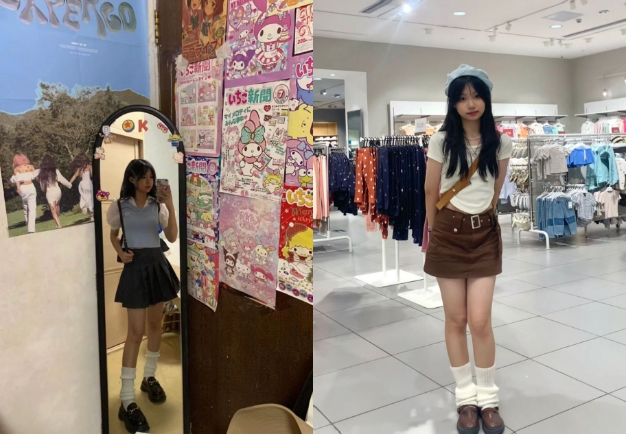 【短片x20】反差大學生可愛嫩妹，性感網襪開腿迎插