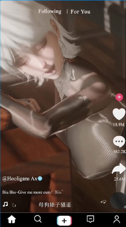 MMD Wait2long 4月19抖音风 母狗骚逼之舞 动漫视频-第3张-动漫-甜瓜会
