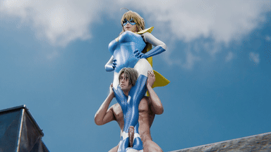 [Magikal3D]Lady D's Daughters Scene Alternative Supergirl Scene - Blond Blazer Alternative 