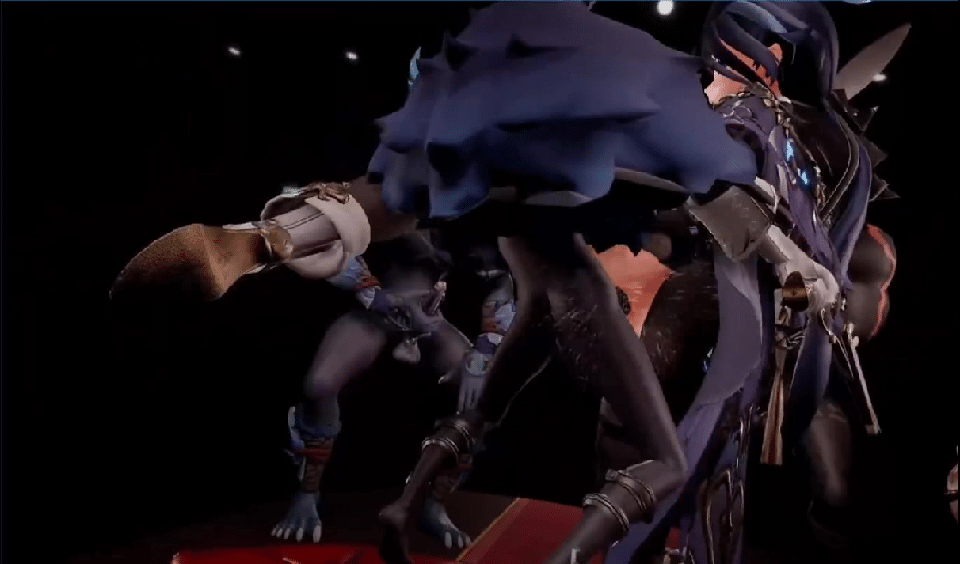 MMD Bengugu 原神 枫丹情感互动决斗~阿蕾奇诺+克洛琳德+娜维娅 动漫视频-第3张-动漫-甜瓜会