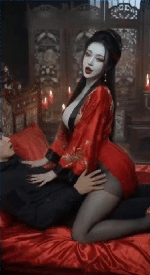 AI真人短剧 女鬼幽魂 梦见美艳女鬼激情! 动漫视频 预览图