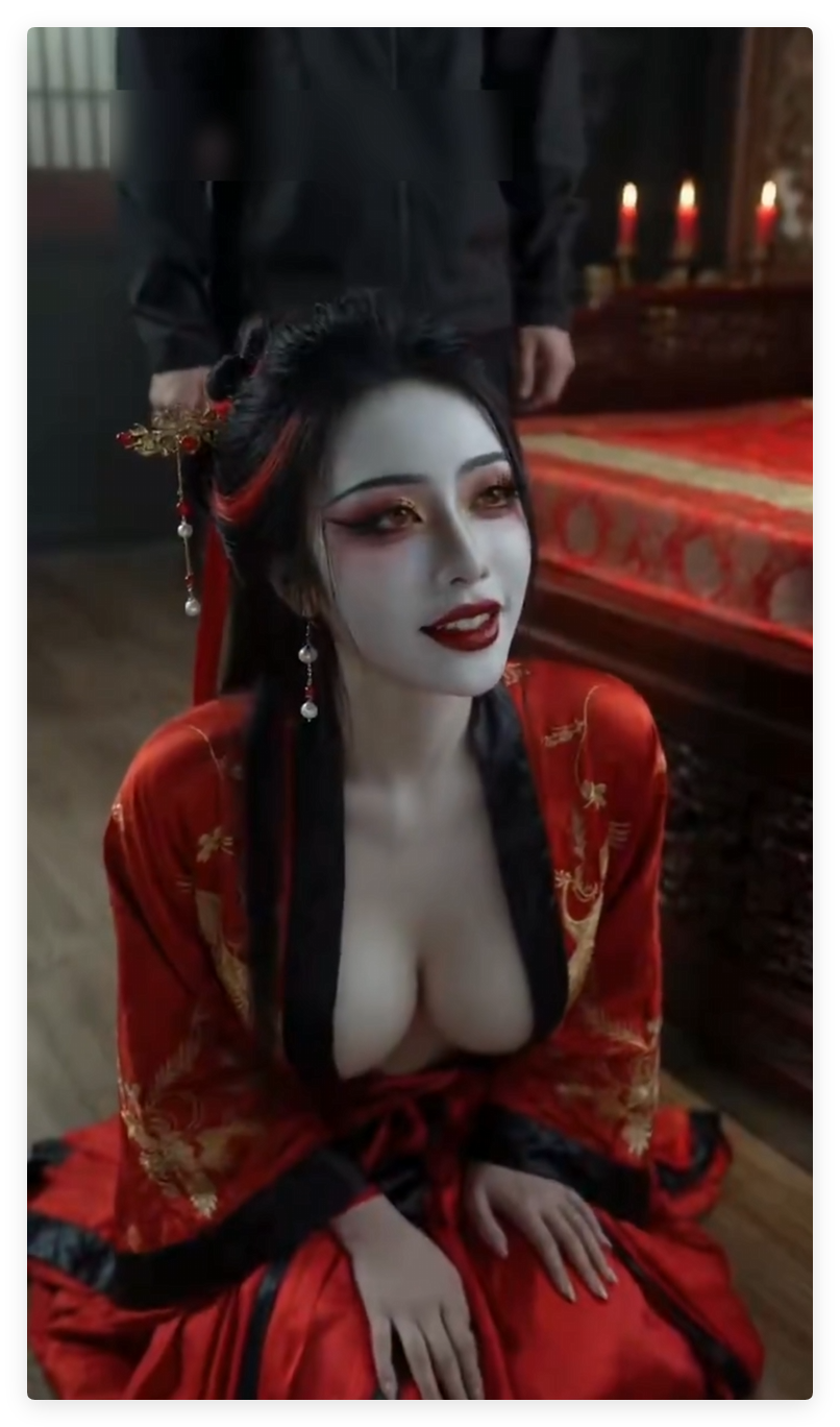 AI真人短剧 女鬼幽魂 梦见美艳女鬼激情! 动漫视频 预览图