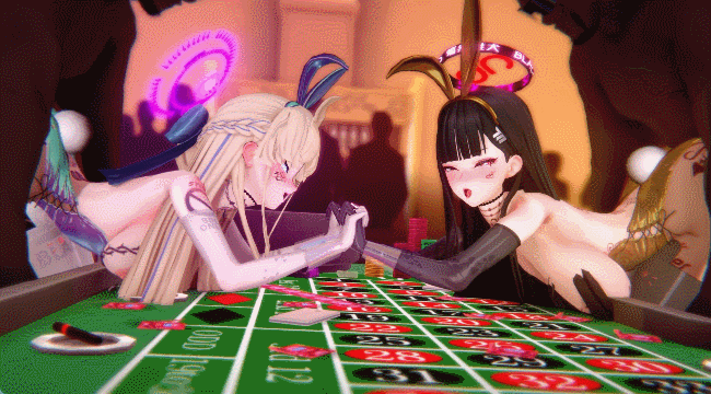 【3D动画】【HimuraMegumin】调月莉音&飞鸟马时 - 碧蓝档案【2V 1.3G】