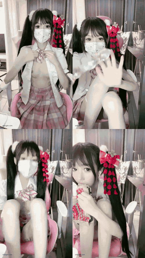 双马尾萝莉萌妹清新纯欲少女楚楚动人小仙女校花级小嫩妹诱人白嫩肌肤性感大长腿183